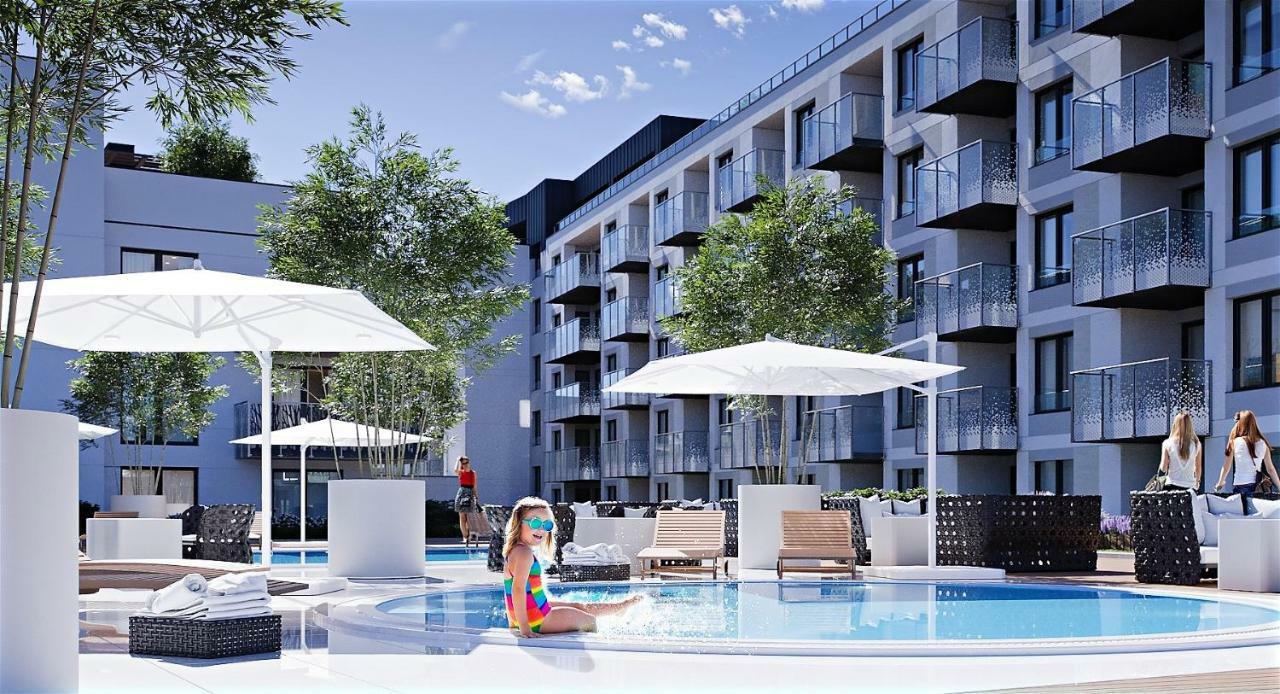 Apartament Z Wellness Nadmorskie Tarasy Kołobrzeg Buitenkant foto